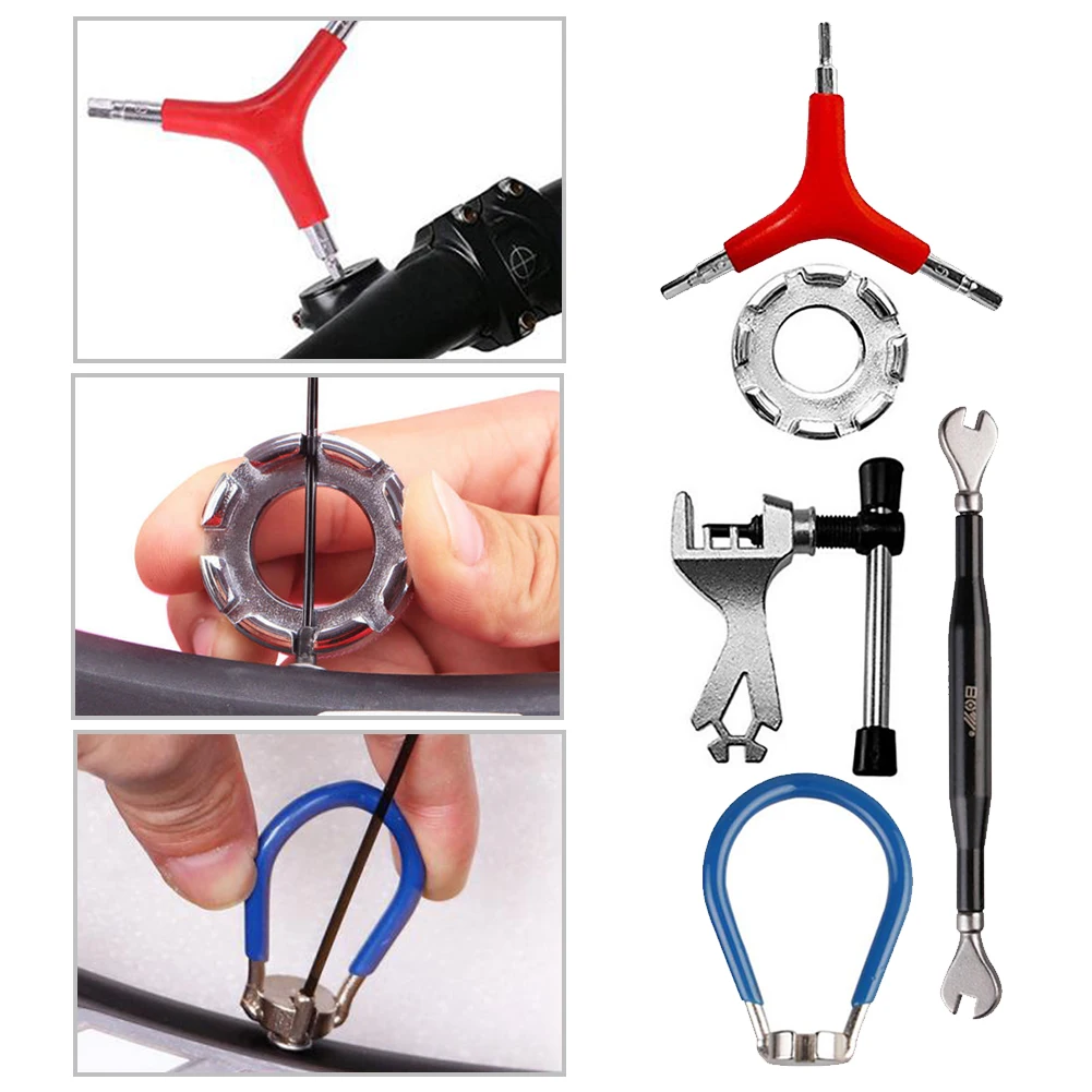 

Bicycle Repair Tool Kit Mountain Bike Chain Cutter Bracket Flywheel Remover Crank Extractor Portable Riding Accessories