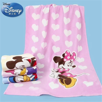 

Disney Mickey Donald Duck Ice Cream Bath Towel Cotton Children Swimming Towel Kids Cartoon Soft Beach Towel Baby Napping Blanket