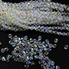 150 pièces différentes tailles cristal clair Bicone entretoise perles en vrac pour la fabrication de bijoux bricolage perles accessoires 3MM 4MM 5MM 6MM 8MM ► Photo 1/6