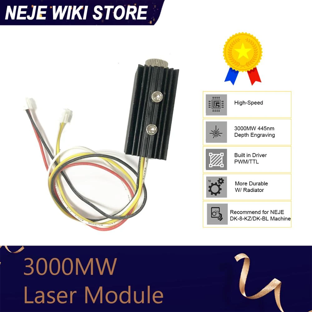 Neje 3000mw 4pin Laser Head Tube Module Accessory Laser Engraving Machine Replace Parts For Neje Dk 8 Kz Dk 8 Fkz Engraver Woodworking Machinery Parts Aliexpress