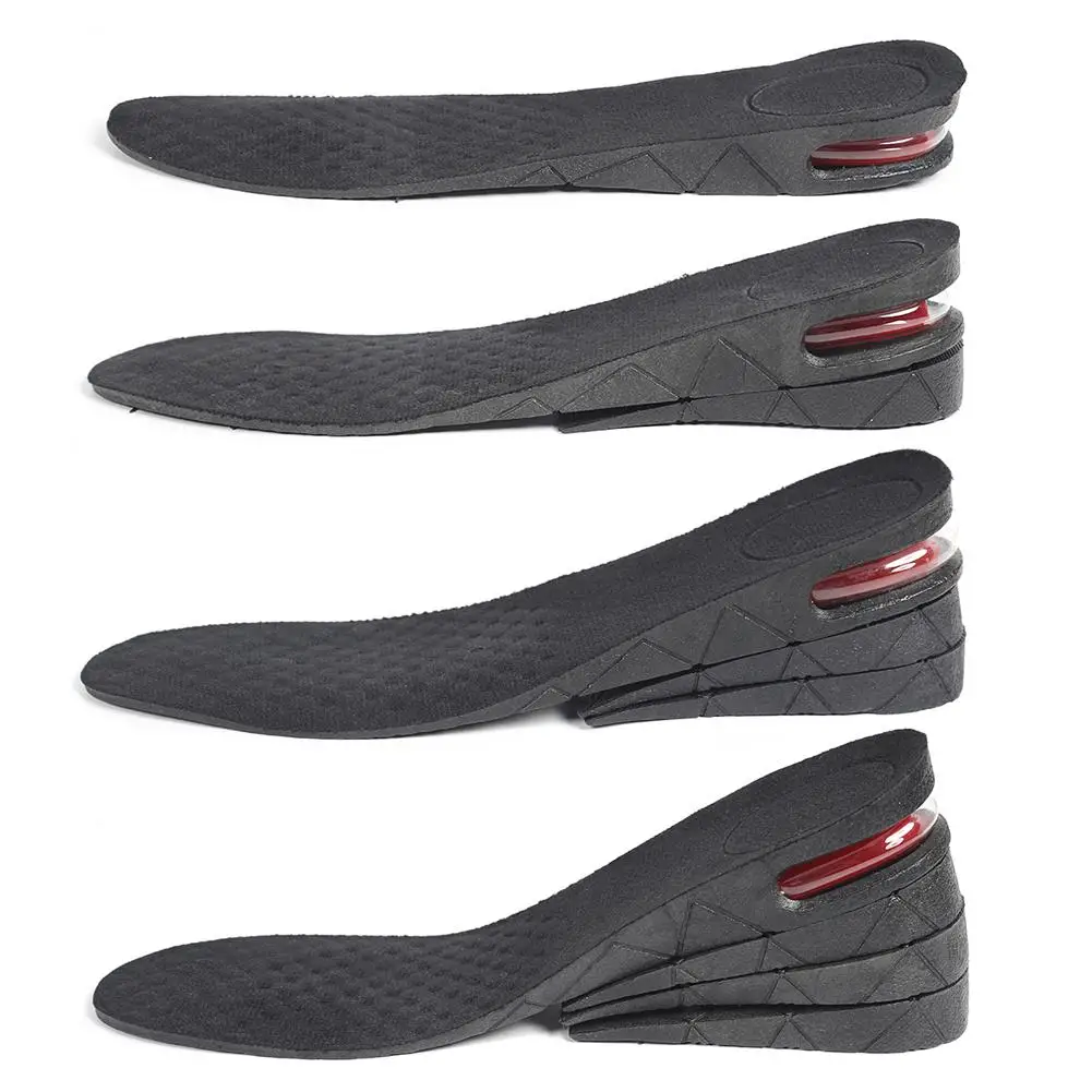 3-9cm Height Increase Insole Cushion Unisex Height Lift Adjustable Cut Women Men Lift Shoe Heel Insert Pad shoe insoles shoe heel pads heightening foot patches
