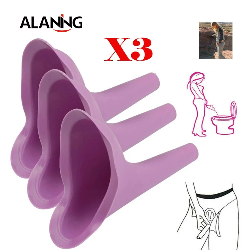 2x Portable Camping Female She Urinal Funnel Ladies Urine Wee Loo Travel gipaser 