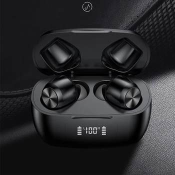

CLAITE TWS Wireless bluetooth Earphone Auto Pairing Power Display Stereo HIFI IPX5 Waterproof Sport Gaming Headset with Mic