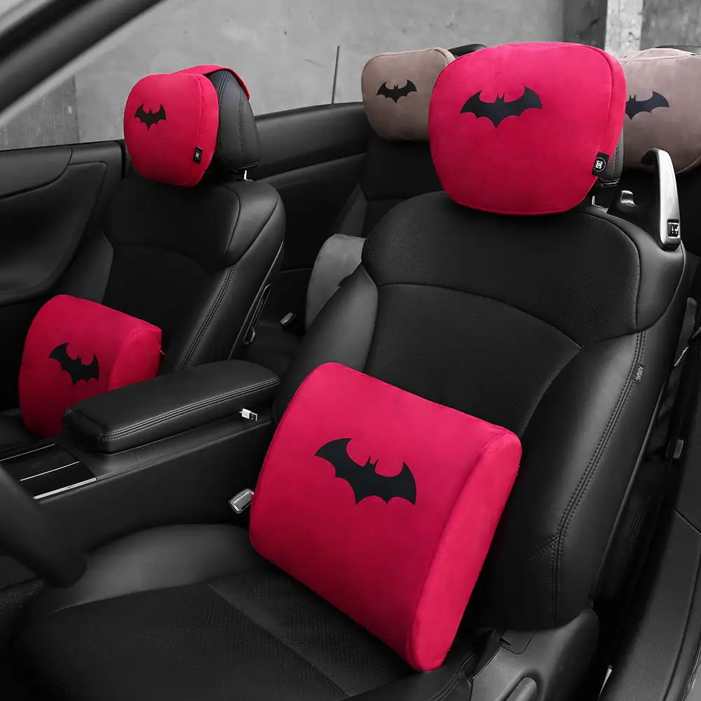 Подушки в автомобиль задняя подушка под поясницу для поддержки сиденья поясная подушка мягкая deerskin офисный домашний стул в авто массажер для путешествий