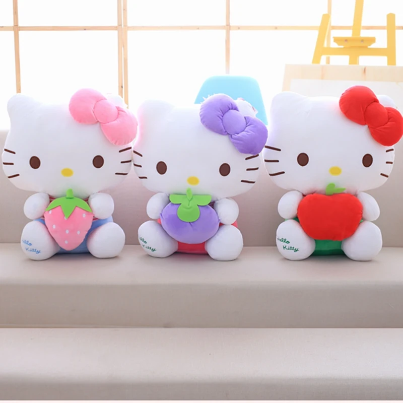 Explosion Fruit KT Cat Doll World Cute Plush Toys Super Hello Kitty Ragdoll Girl Sleeping On The Star Festiv | Игрушки и хобби