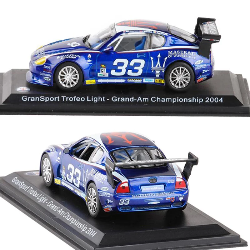  1:43 Scale Metal Alloy Classic Maseratis Racing Rally Car Model Diecast Vehicles Toys For Collectio