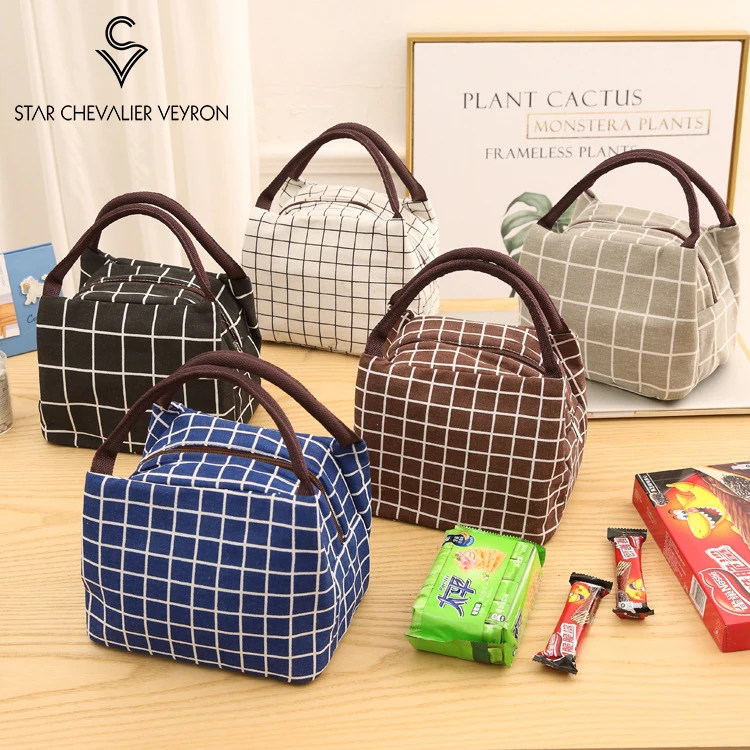 SCV Women Lunch Bag Fashion New Creative Student Lunch Box Bag Office Worker Lunch Insulation Bag Outdoor Casual Dinner Ice Pack