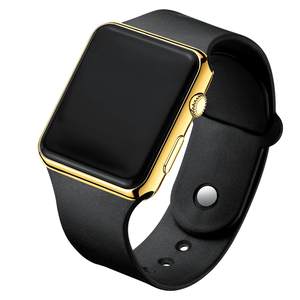 Men Watch Women Casual Sports Watches White LED Electronic Digital Candy Color Silicone Wrist Watch Children Dropshipping
