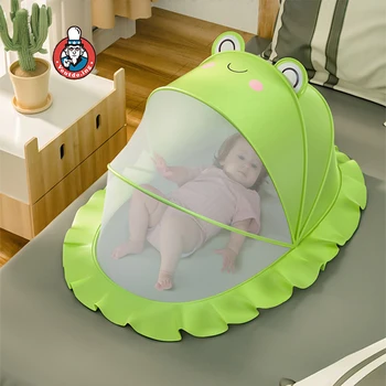

Baby Bed Net Newborn Mosquito Net Foldable Child Yurt Mosquito Cover Anti-mosquito Shading Crib Net Baby Sleep Travel Bedspread