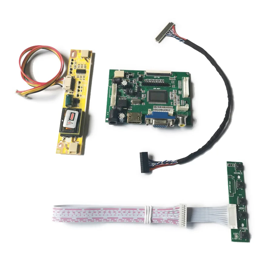 VGA AV 1280*800 for LTN154XB/LTN154X5/LTN154X9/LTN154AT08 kit 2-CCFL LCD matrix monitor controller drive board LVDS 30 Pin | Компьютеры и