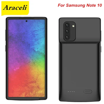 

For Samsung Galaxy Note 10 Battery Case 5200 Mah Fashion External Backup Power Case Charger Cover Pack Note 10 Battery case