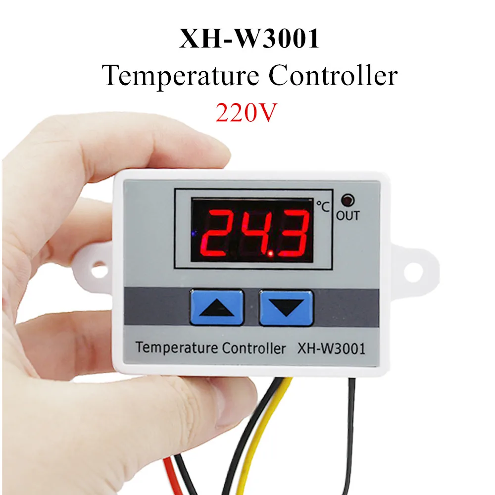 Incubator Digital Temperature Controller Thermostat Control W/ Switch+Probe TS 