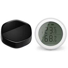 Tuya Zigbee – capteur de température et d'humidité pour maison connectée, contrôleur universel WIFI + IR + RF, domotique