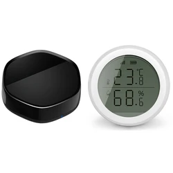 Tuya Zigbee – capteur de température et d'humidité pour maison connectée, contrôleur universel WIFI + IR + RF, domotique 