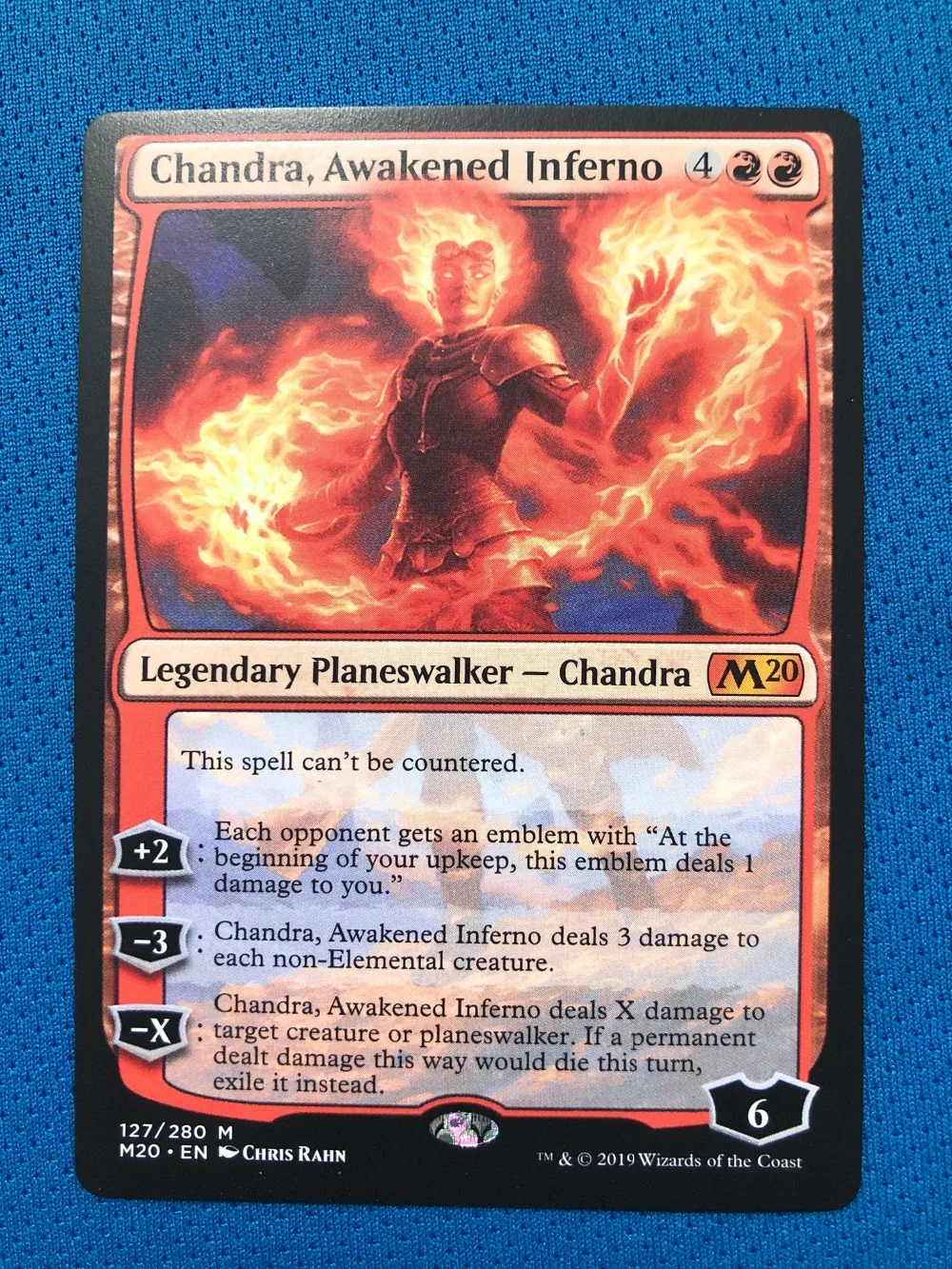 Chandra, пробужденный Inferno M20 голограмма мага ProxyKing 8,0 VIP прокси-карты для сбора каждой карты mg