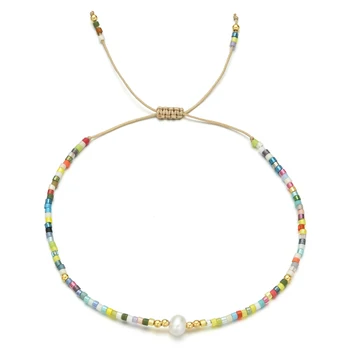 ZMZY Natural Pearl Bracelet Women Miyuki Bracelet Jewelry Pulseras Mujer Moda Handmade Adjustable Fashion Armbanden Gift