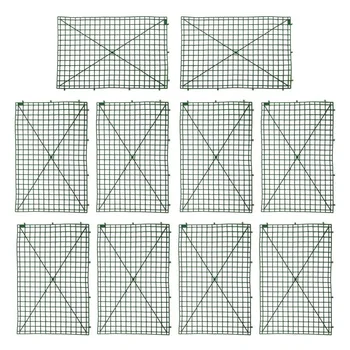 

10PCS Flowers Wall Fram Fences Frames for Plant Wall Arches Backdrop DIY Artificial Flower Panel for Wedding Party