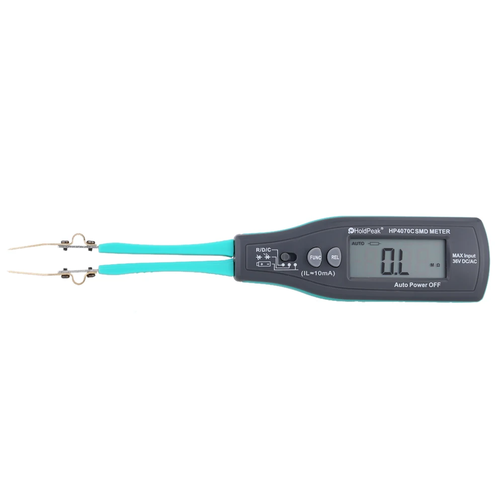 HoldPeak HP-4070C Смарт SMD тестер Пинцет резистор конденсатор Диод Непрерывность