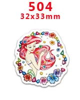 Кабошоны 30 шт мультфильм плоское украшение из смолы pr 2219 - Цвет: 504