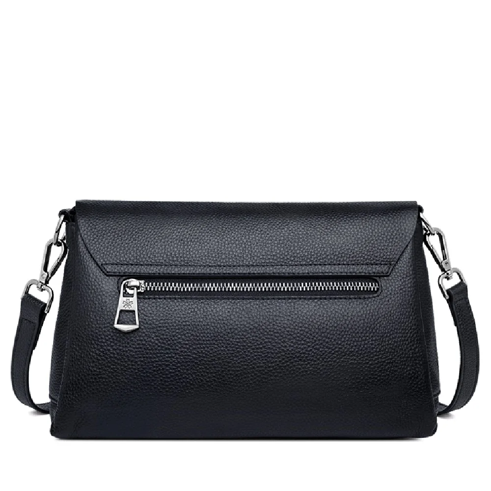 Kopen Zooler Dames Crossbody Tas Luxe Handtassen Vrouwen Schoudertassen Designer Echt Lederen Zwarte Tas Meisjes # LD200