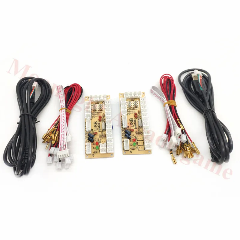 아케이드 조이스틱 DIY 키트, 지연 없음, USB 인코더, PC 아케이드 Sanwa 조이스틱 및 푸시 버튼, 아케이드 마메