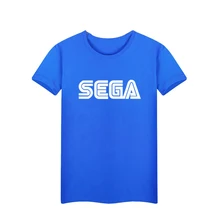 Футболки для фанатов игр крутые мужские геймерские футболки SEGA футболка с персонажем Sans Одежда Мужские футболки подарок для фанатов игр SEGA футболки