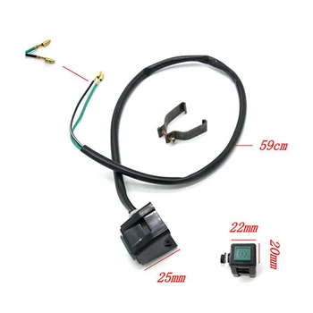 

7/8 22mm Handlebar Motor ATV Dirt Bike Start Horn Kill Off Stop Switch Button