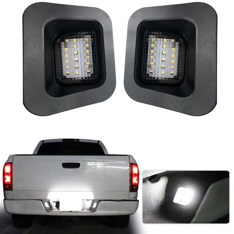1 пара Автомобильные светодиодные лампы для номерного знака Dodge RAM 1500 2500 3500 2003