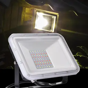 

LED Floodlight 10W 20W 30W 50W 100W RGB Flood Light With Memory Function With Remote Control Outdoor Floodlight For Garden Wall