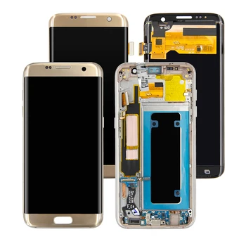 

For Samsung Galaxy S7 Edge G935 G935F SM-G935F LCD Display Touch Screen Digitizer Glass Assembly with Frame