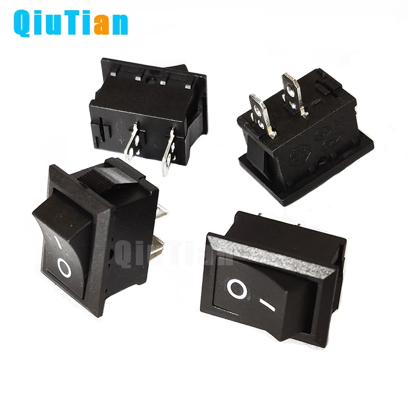 10 шт. KCD1-101 2 Pin 250V 3A SPST черный выключатель лодки 21*15 защелкивающийся ВКЛ./ВЫКЛ.