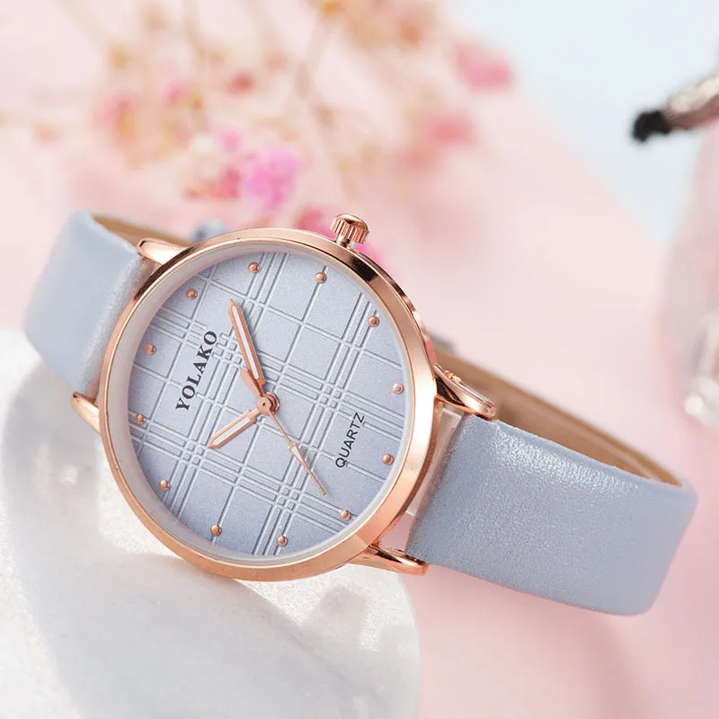 

Yolako Brand Watch Northern European-Style Fashion Pattern Simple Dial Ladies' Watch Hot Sales Quartz Watch