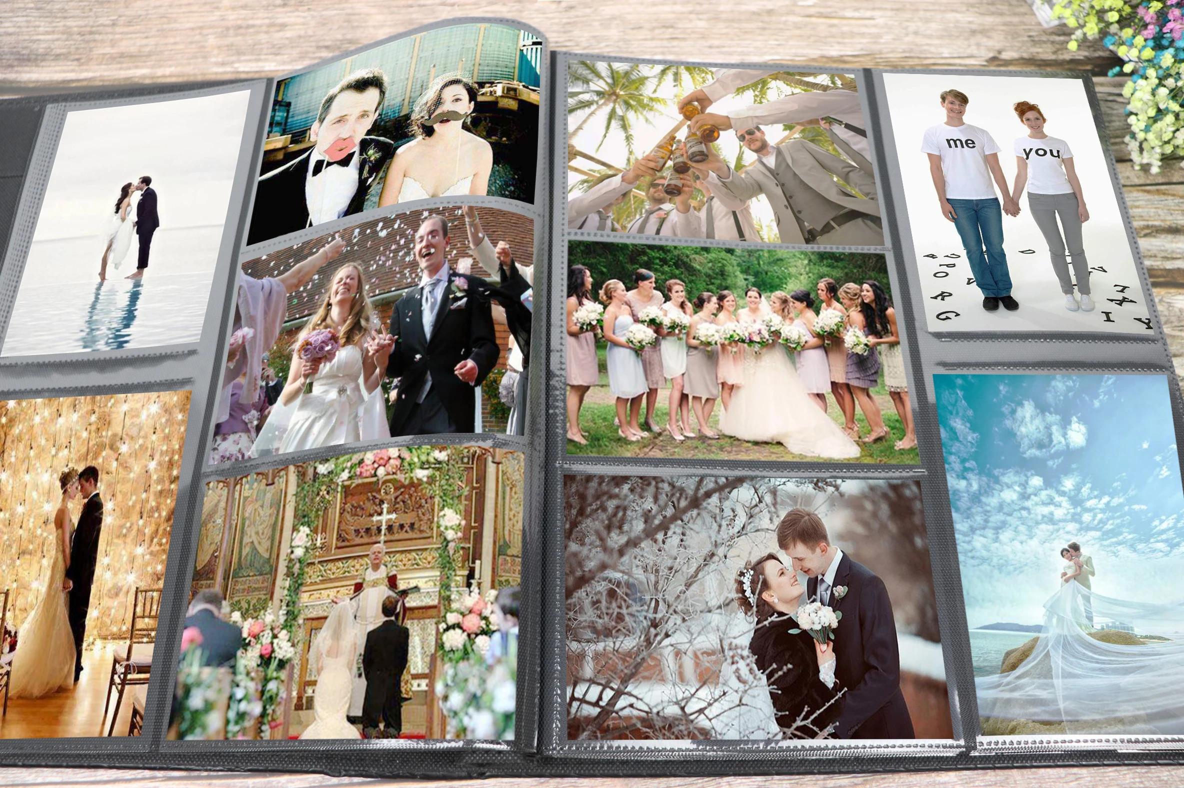 Artmag Photo Album 4x6 600 Photos Red Large Capacity Wedding Family Leather Cover Picture Albums Holds 600 Horizontal and Vertical 4x6 Photos with Black Pages