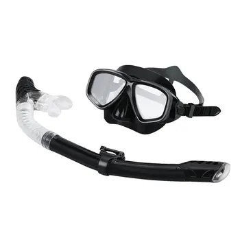 

Professional Diving Masks Goggle Full Dry Silicone Snorkel Tube Set Men Women Diving Swimming Water Sports Equipment