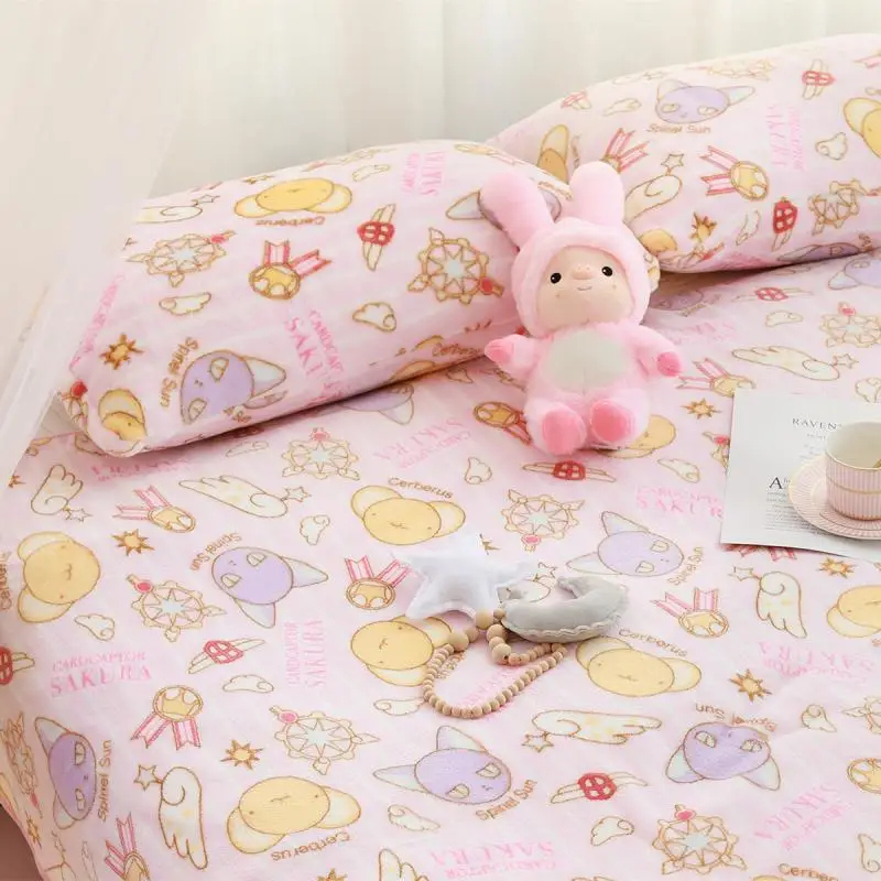 

Cartoon Card Captor Sakura Soft Pillowcase Plush Toys Blanket Birthday Christmas Gift #1923