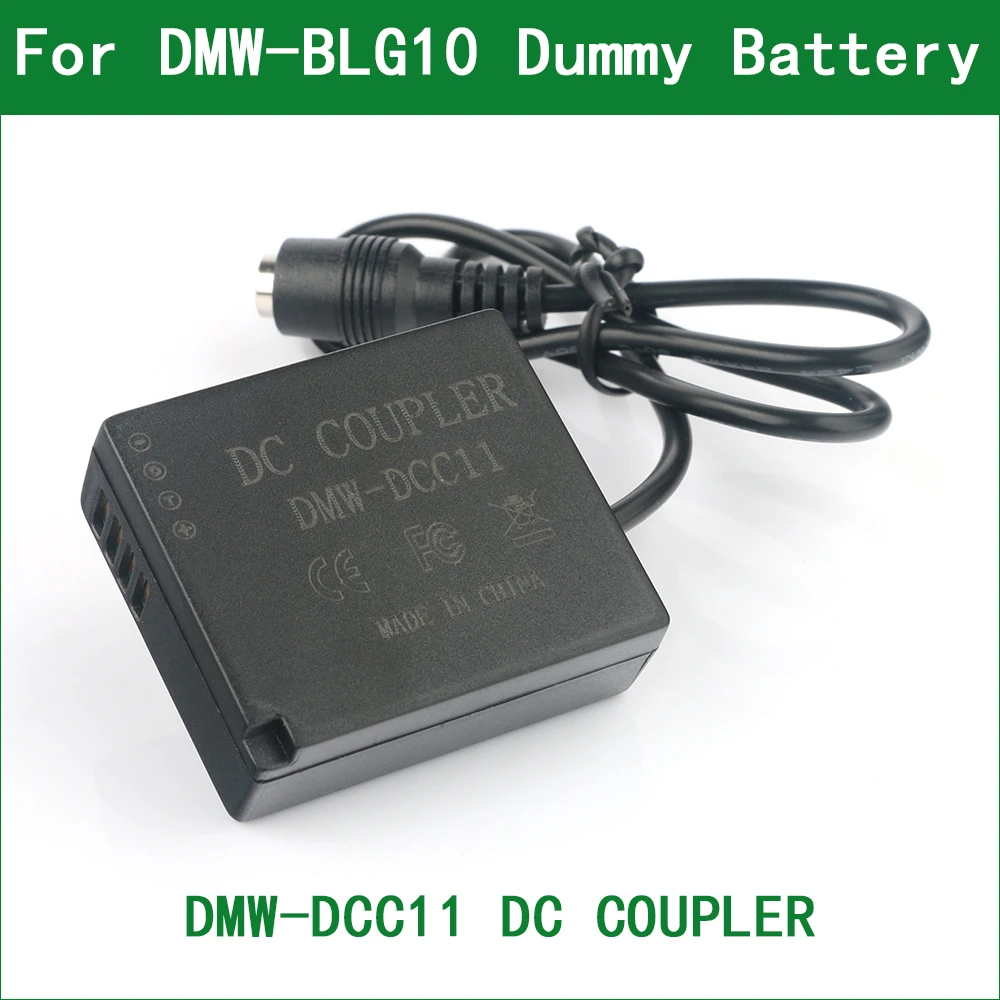 Batteria Fittizia Di Dmw-Blg10 Ble9 Del Connettore Di Potere Dell'Accoppiatore Di Cc Di Dmw-Dcc11 Per Dc-Tx2 Dc-G100 Dc-G110 Dc-Gx9 Ii Di Panasonic