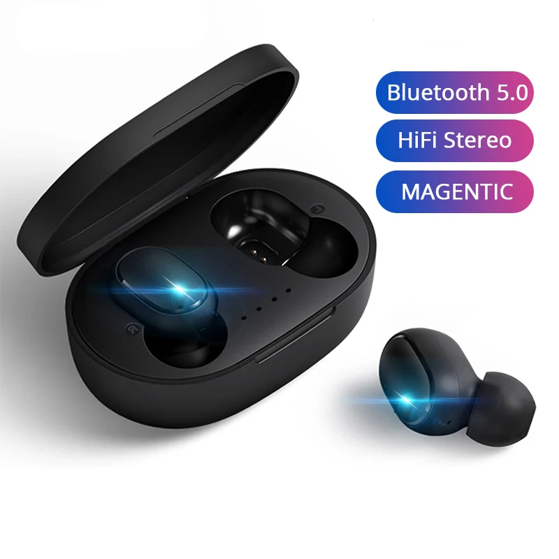 

A6S True Wireless TWS Earphones Bluetooth 5.0 In-Ear Headset Similar 1 MORE Earbuds Support apt-X ACC with MIC