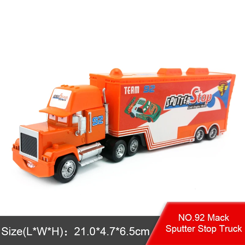 Disney Pixar Cars 2 3 игрушки Lightning McQueen Jackson Storm Chick Hick Mack Uncle Truck 1:55 литой модельный автомобиль игрушка детский подарок - Цвет: No.92