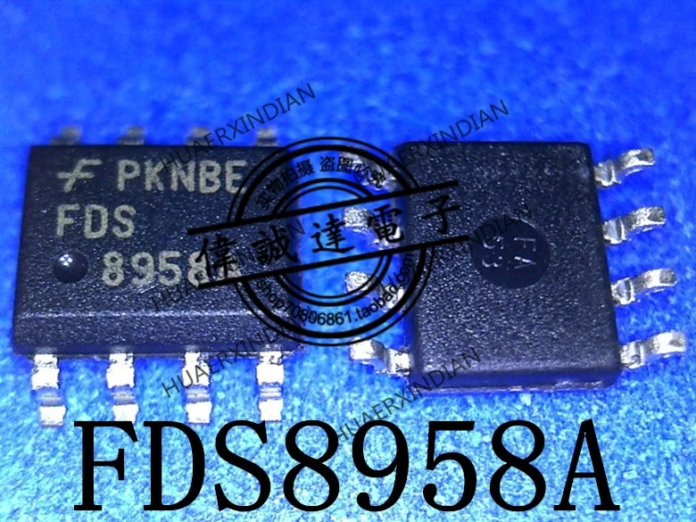 MOS FDS8958A SOP 8 Original, 1 pièce, image réelle, nouveau, en Stock ...