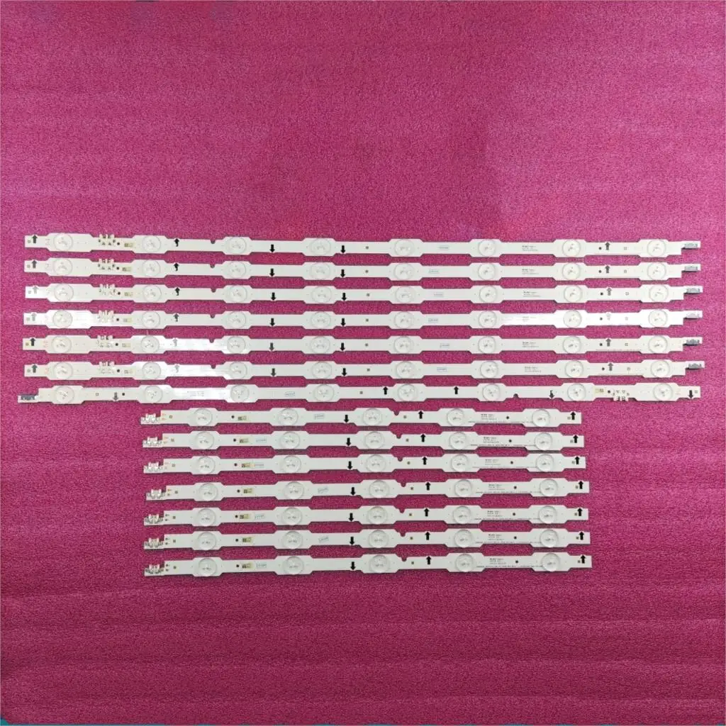 14pcs LED Backlight Strip for UE55HU6900 UE55HU7000 UN55HU7000 UN55HU6840 DUGE-550DCA-R5 550DCB BN96-34251A 34252A 32182A 32183A