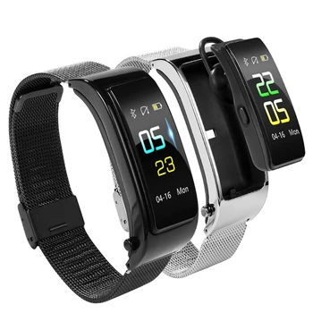 

Smart Bracelet Heart Rate Blood Oxygen Blood Pressure Bluetooth Call Two in One Bracelet Call Reminder