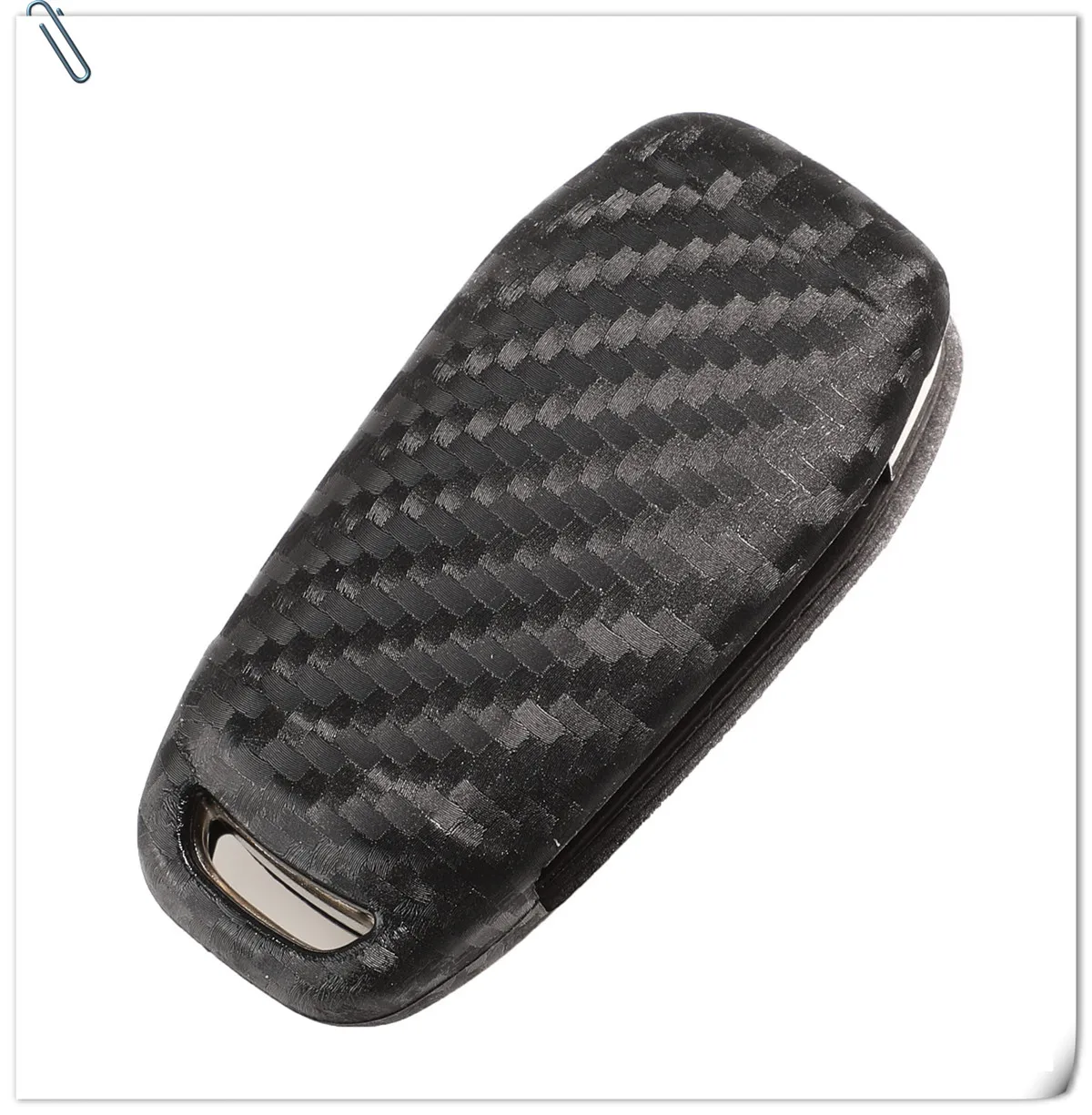 Keyforkess portachiavi con telecomando in Silicone stile fibra di carbonio per Ford Escort Titanium Mondeo Everest Explorer Kuga Ka Mustang 11 Keyforkess portachiavi con telecomando in Silicone stile fibra di carbonio per Ford Escort Titanium Mondeo Everest Explorer Kuga Ka Mustang - H2823952767434847a0f8b4715659ad89i