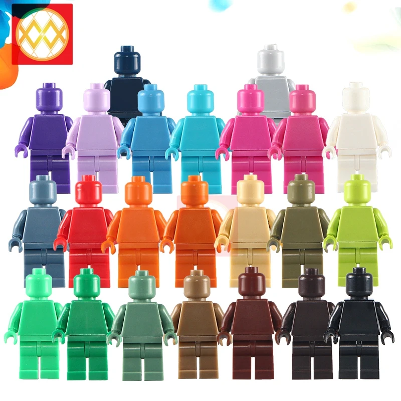 

Blank Unprinted Pure Color Designer DIY Paint Custom MOC Multicolor Bricks Model Building Blocks Educational Kids Toys Gifts