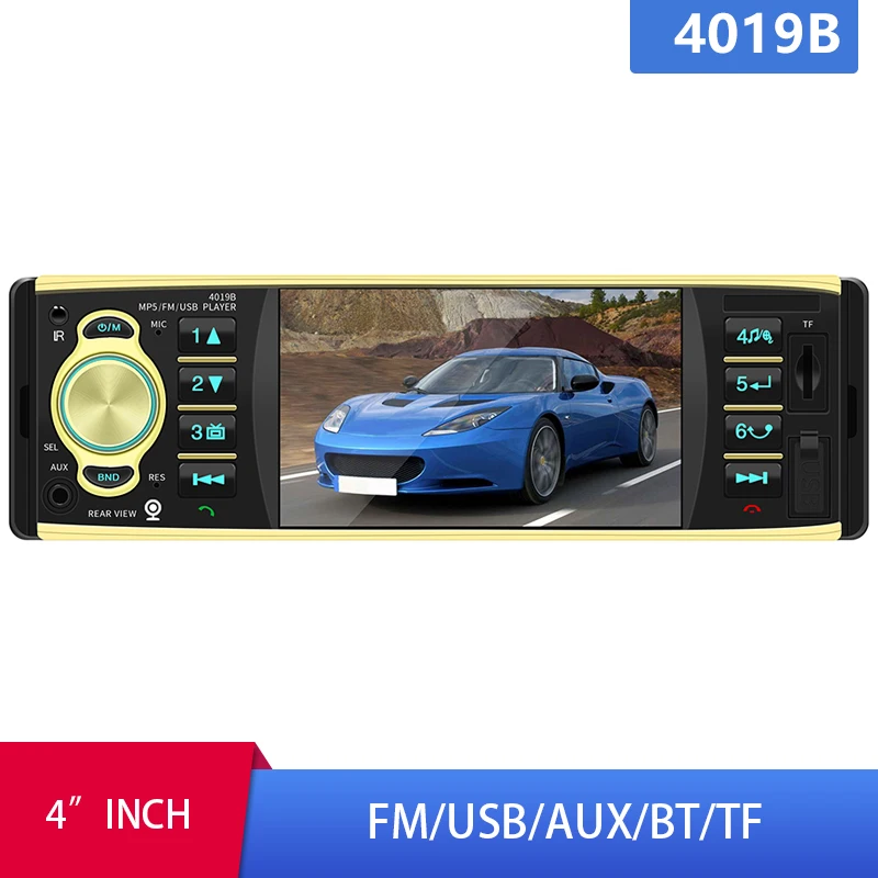 Автомагнитола 1Din MP5 HD Мультимедиа Поддержка USB/AUX/FM камера заднего вида Bluetooth