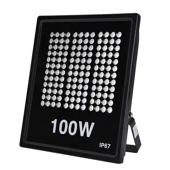 

High Power 100W Led Flood Light 220V IP67 Waterproof Outdoor Lighting Cool White for basketball field, courtyard, parking lot