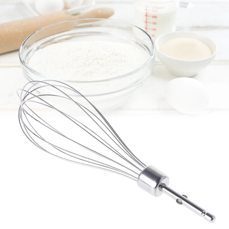 Description Picture 5 of item1Pc Electric Egg Beater Attachment Frother Mixer Whisk Stainless Steel Mixer Accessory for Kitchen Tool