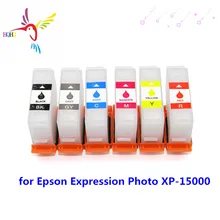 T312XL T314XL многоразовый чернильный картридж для Epson XP15000 чернильный картридж для принтера с одноразовым чипом xp-15000 картриджи