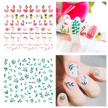 Южная Корея милые водонепроницаемые наклейки для ногтей летний день красочные фрукты наклейки для ногтей хипстерские наклейки для ногтей водяные Цветочные наклейки