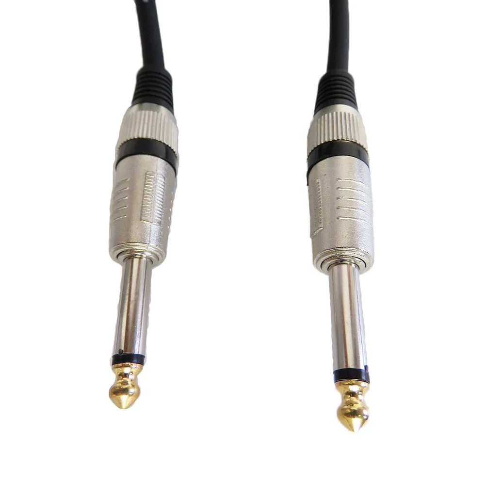 3ft 1//4/" 6.35mm Male to Male Mono Audio PA Guitar Amp Speaker Phono Cable Cord
