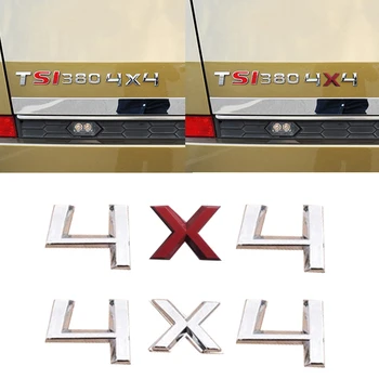 

4X4 Displacement Sticker Car Rear Tail Trunk Sticker For Skoda OCTAVIA FABIA KODIAQ KAMIQ RAPID SUPERB Skoda 4X4 Trunk Sticker